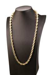 6mm Solid Rope Gold Chain