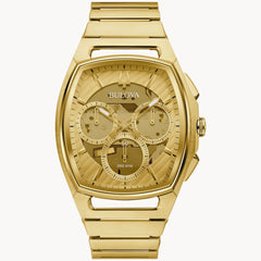 Bulova CURV Gold Watch