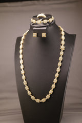 Square Natural Diamonds Baguette Chain