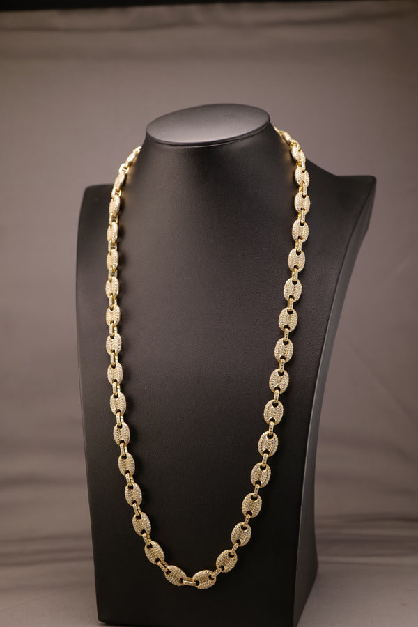 10mm Puff Gucci CZ Chain