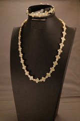 Natural Diamond Cross Chain