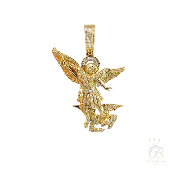 St. Michael Diamond Pendant