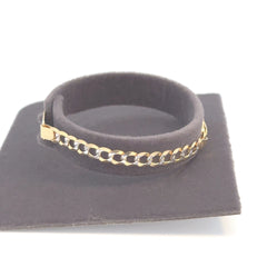 Personalized ID Customs Bracelet - 14kt Gold