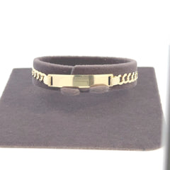 Personalized ID Customs Bracelet - 14kt Gold